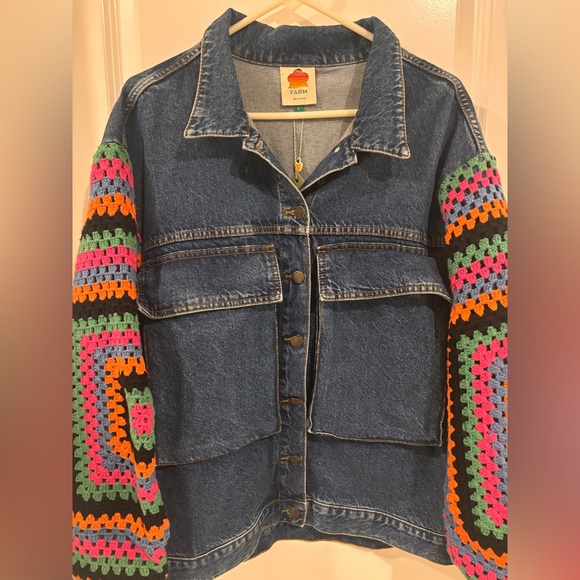 FARM Rio Multicolor Jean Jacket - Picture 5 of 16